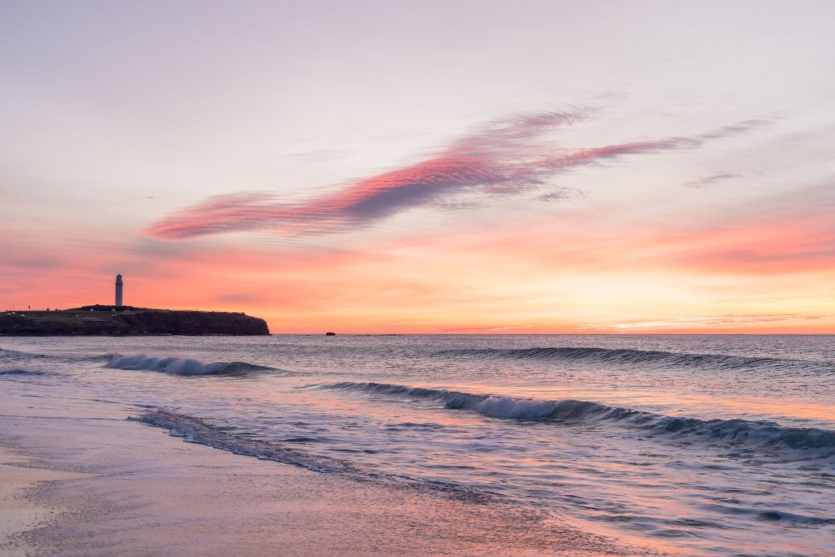 Wollongong "Winged Sunrise" Acrylic Block - Belinda Doyle - Australian Photographer & Resin Artist