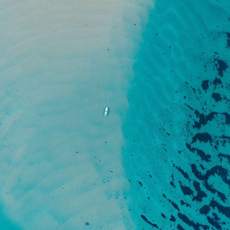 "A Paddle in the Blue" Photography Print - Belinda Doyle - Australian Photographer & Resin Artist