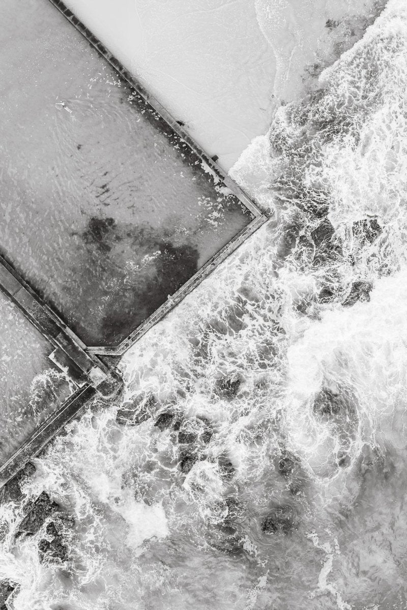 "Austi Laps" Black & White Photography Print (P) - Belinda Doyle - Australian Photographer & Resin Artist