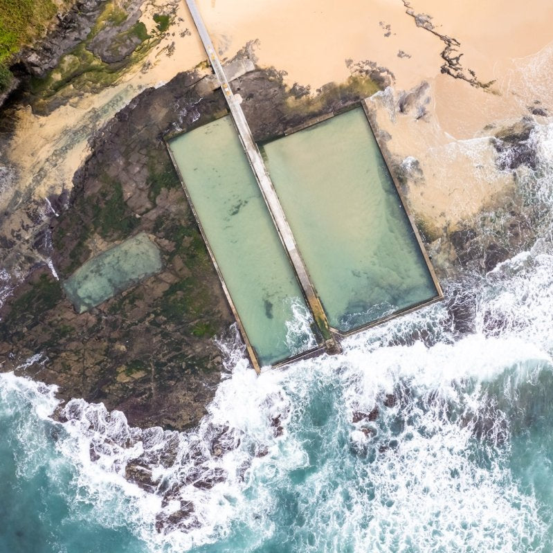"Twin Pool Textures" Photography Print - Belinda Doyle - Australian Photographer & Resin Artist