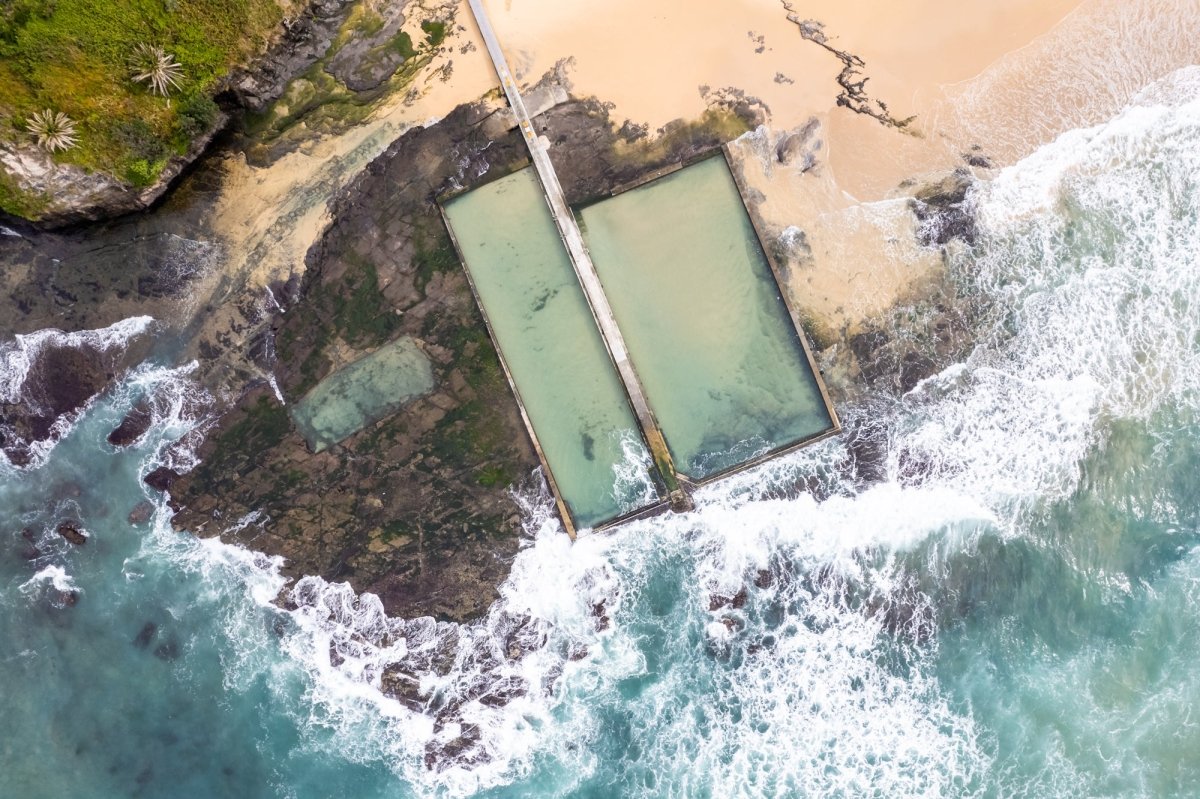 "Twin Pool Textures" Photography Print - Belinda Doyle - Australian Photographer & Resin Artist