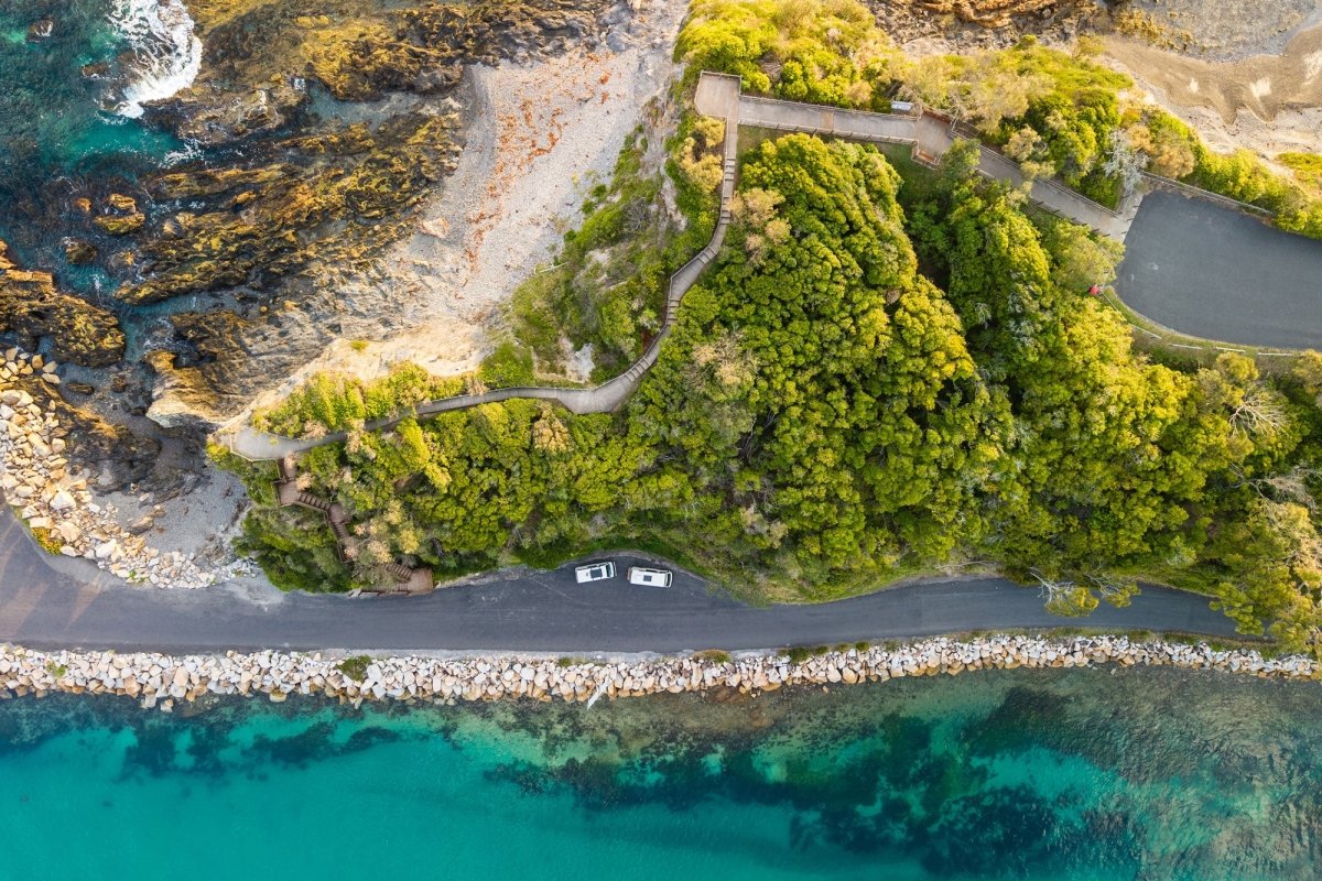"Bar Rock Lookout from Above" Photography Print - Belinda Doyle - Australian Photographer & Resin Artist