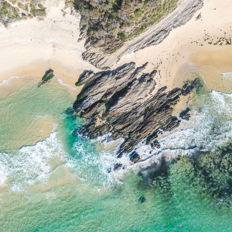 "Beachcomber Top Down" Photography Print - Belinda Doyle - Australian Photographer & Resin Artist