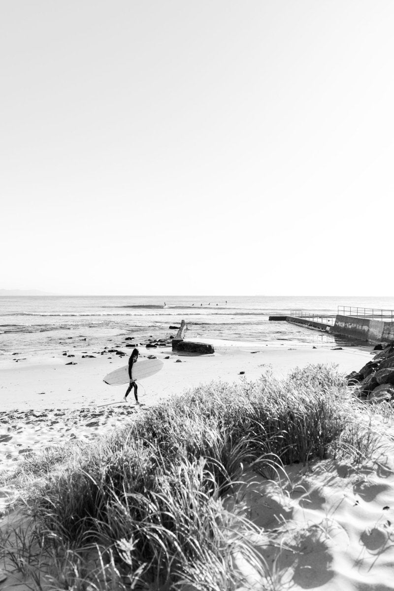 "Bellambi Babe" BW Photography Print - Belinda Doyle - Australian Photographer & Resin Artist
