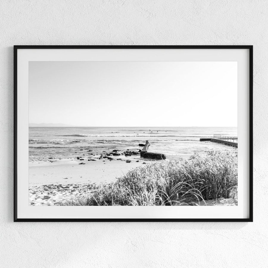 "Bellambi Bloom" BW Photography Print - Belinda Doyle - Australian Photographer & Resin Artist