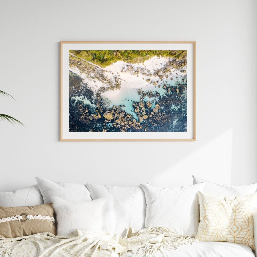 "Bogey Hole Top Down" Photography Print - Belinda Doyle - Australian Photographer & Resin Artist