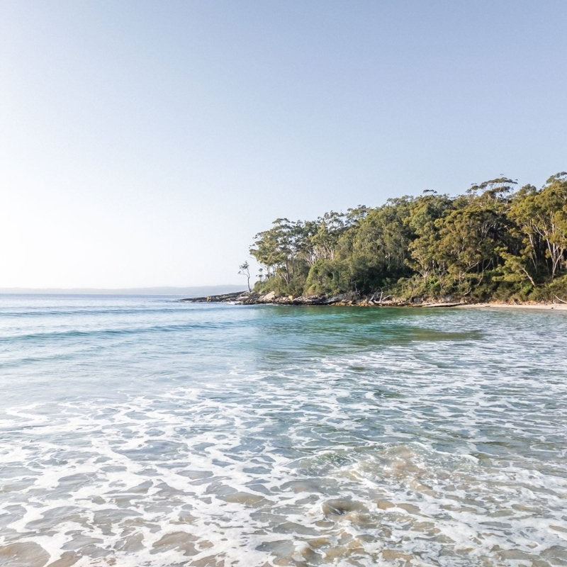 Blenheim Beach "Bleached Blenheim" Acrylic Block - Belinda Doyle - Australian Photographer & Resin Artist