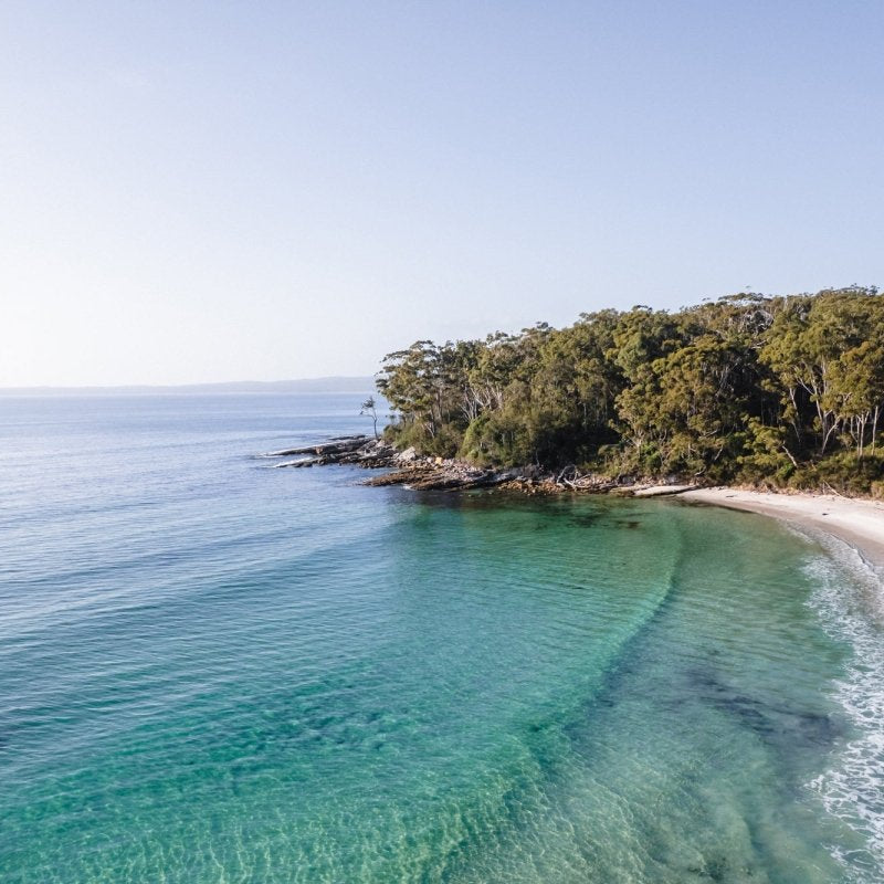 Blenheim Beach "Blenheim Blues" Acrylic Block - Belinda Doyle - Australian Photographer & Resin Artist