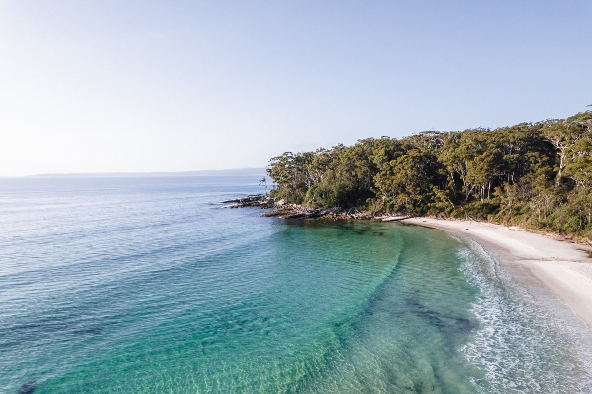 Blenheim Beach "Blenheim Blues" Acrylic Block - Belinda Doyle - Australian Photographer & Resin Artist