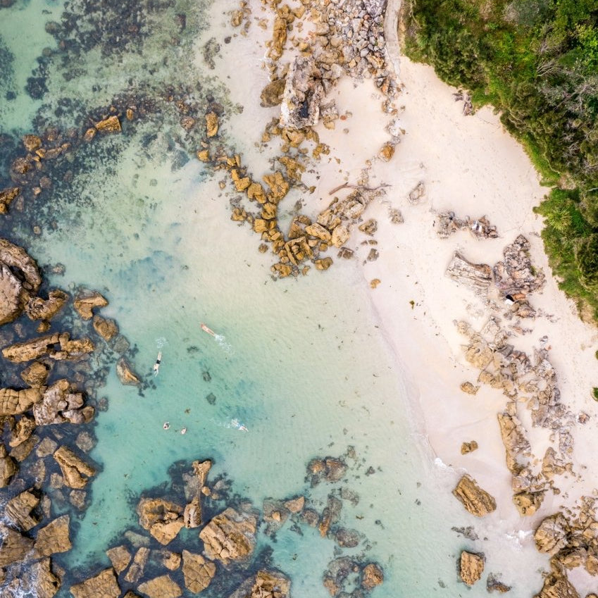 Mollymook "Bogey Hole Bliss" Acrylic Block - Belinda Doyle - Australian Photographer & Resin Artist