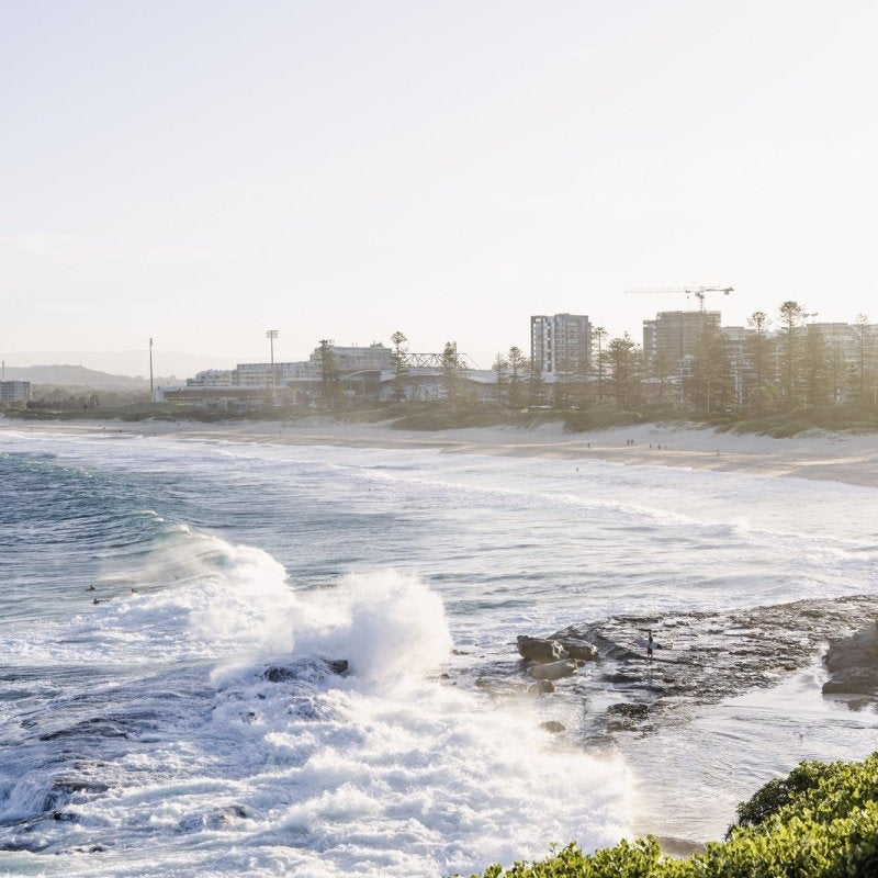 Wollongong "City Beach Swell" Acrylic Block - Belinda Doyle - Australian Photographer & Resin Artist