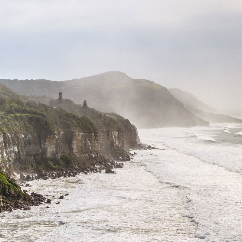 Coalcliff "Salt Haze" Acrylic Block - Belinda Doyle - Australian Photographer & Resin Artist
