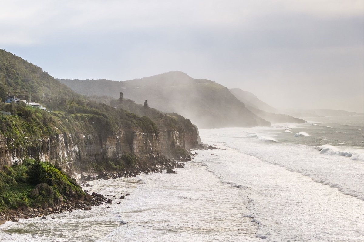 Coalcliff "Salt Haze" Acrylic Block - Belinda Doyle - Australian Photographer & Resin Artist