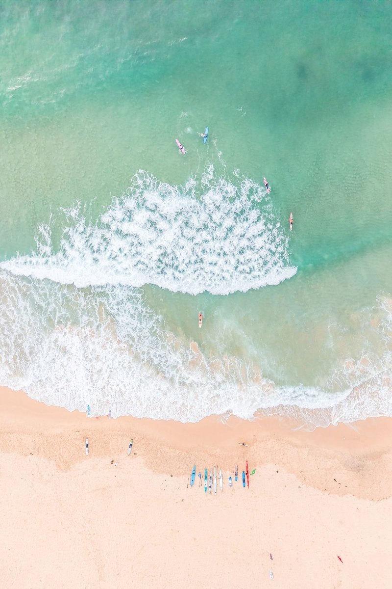 Thirroul "Colour Clash" Acrylic Block - Belinda Doyle - Australian Photographer & Resin Artist