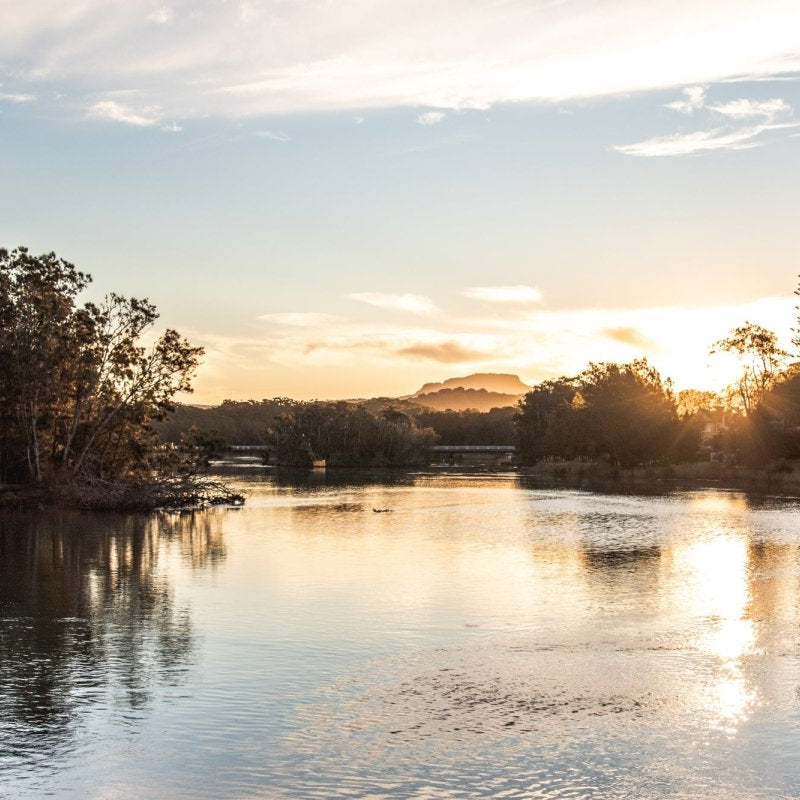 Gerroa "Crooked River Magic" Acrylic Block - Belinda Doyle - Australian Photographer & Resin Artist