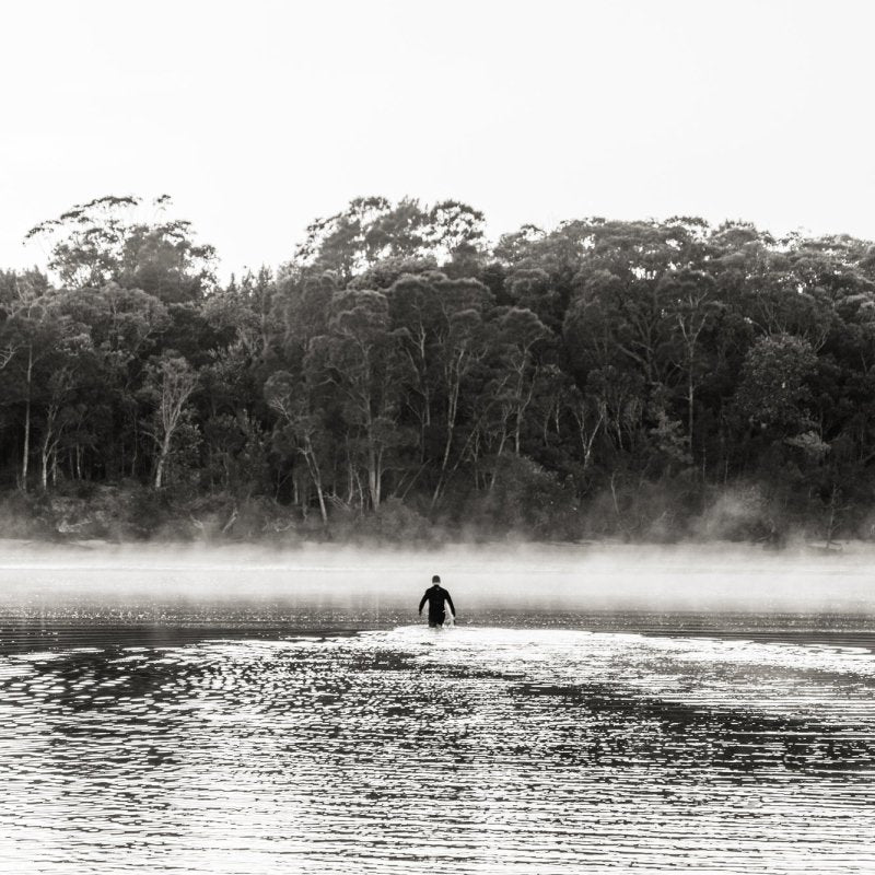 "Crossing to Mystics" BW Photography Print - Belinda Doyle - Australian Photographer & Resin Artist