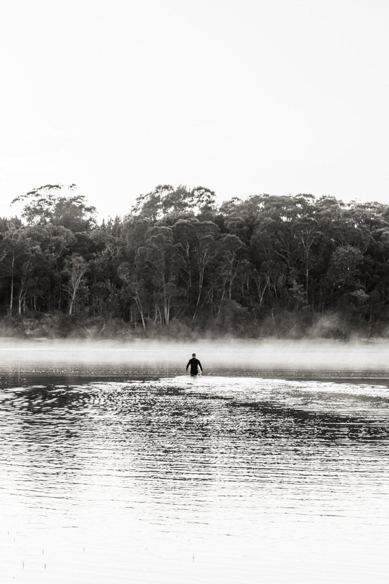 "Crossing to Mystics" BW Photography Print - Belinda Doyle - Australian Photographer & Resin Artist