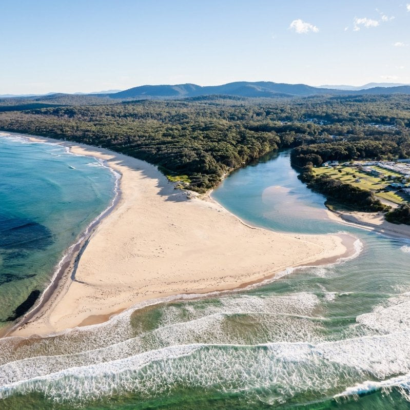 Tabourie "High Tide at Tabourie" Acrylic Block - Belinda Doyle - Australian Photographer & Resin Artist