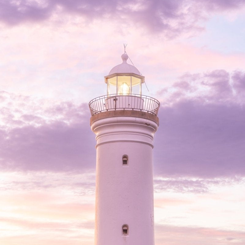 Kiama "Lilac Light" Acrylic Block - Belinda Doyle - Australian Photographer & Resin Artist
