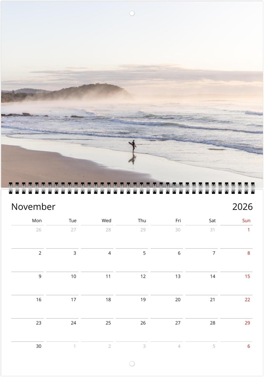 South Coast 2026 Calendar - Belinda Doyle - Australian Photographer & Resin Artist