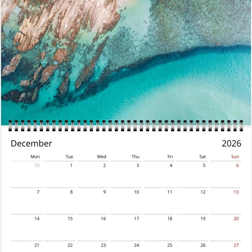 South Coast 2026 Calendar - Belinda Doyle - Australian Photographer & Resin Artist