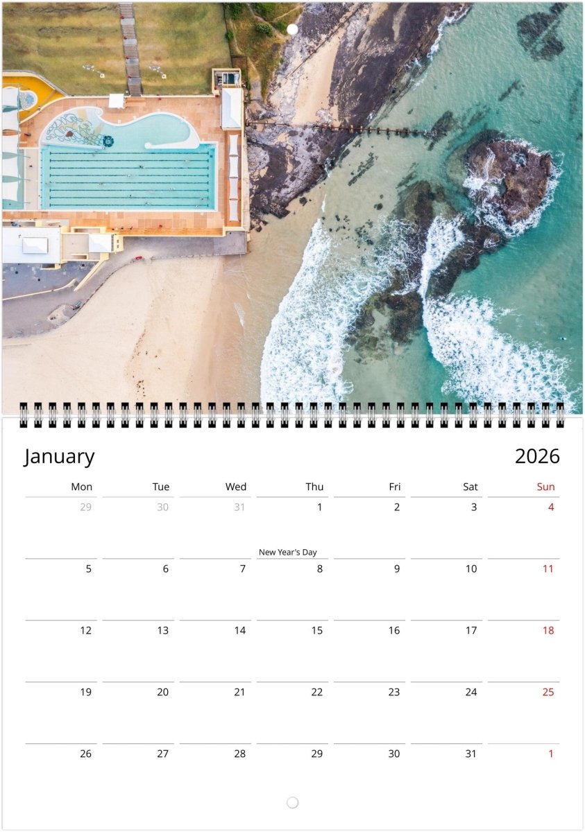 South Coast 2026 Calendar - Belinda Doyle - Australian Photographer & Resin Artist