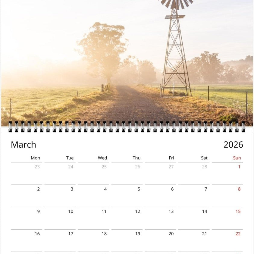 Kiama 2026 Calendar - Belinda Doyle - Australian Photographer & Resin Artist