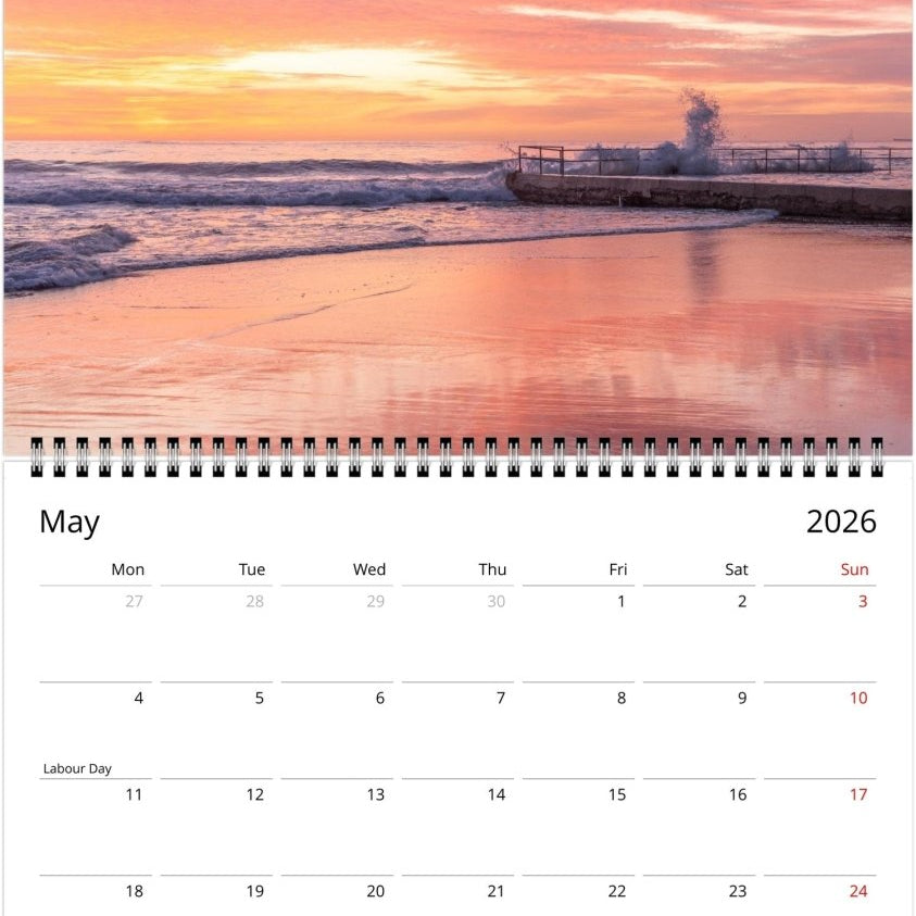 South Coast 2026 Calendar - Belinda Doyle - Australian Photographer & Resin Artist