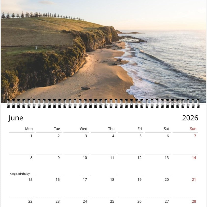 South Coast 2026 Calendar - Belinda Doyle - Australian Photographer & Resin Artist