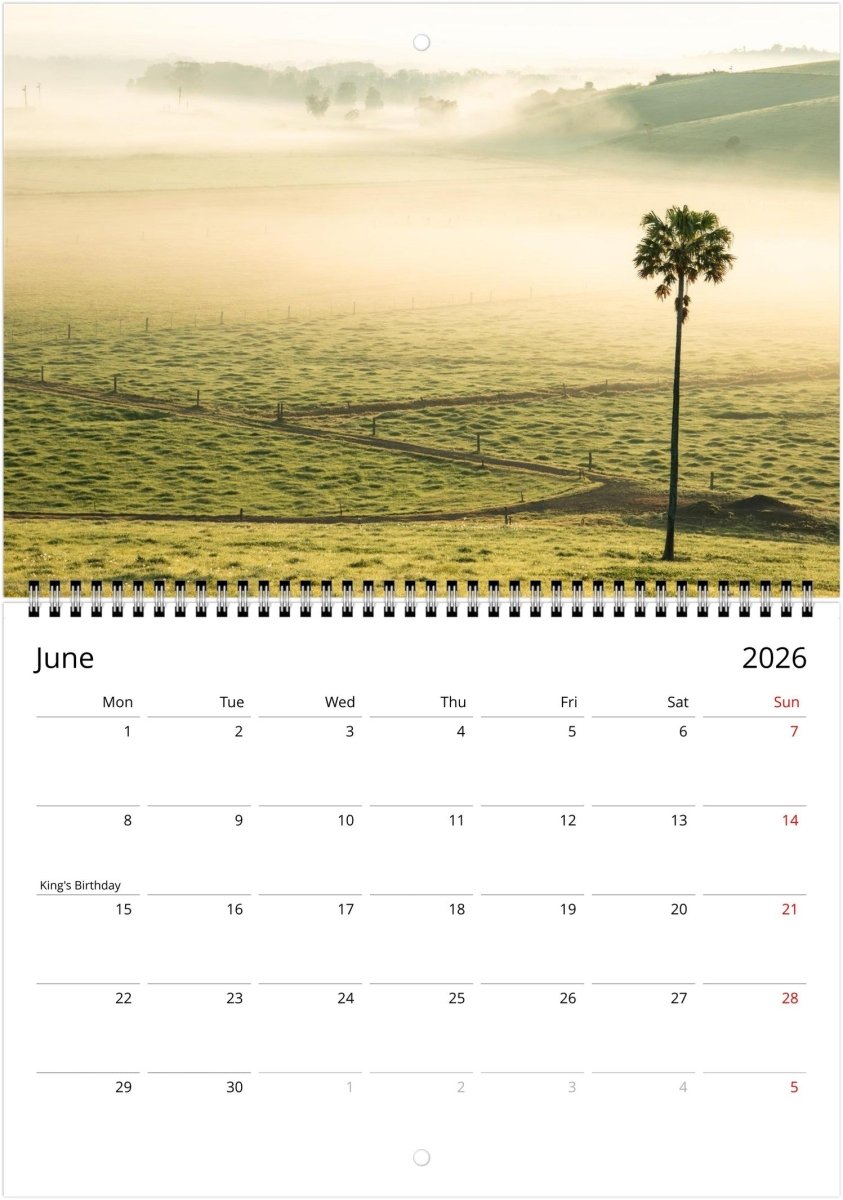 Rural 2026 Calendar - Belinda Doyle - Australian Photographer & Resin Artist