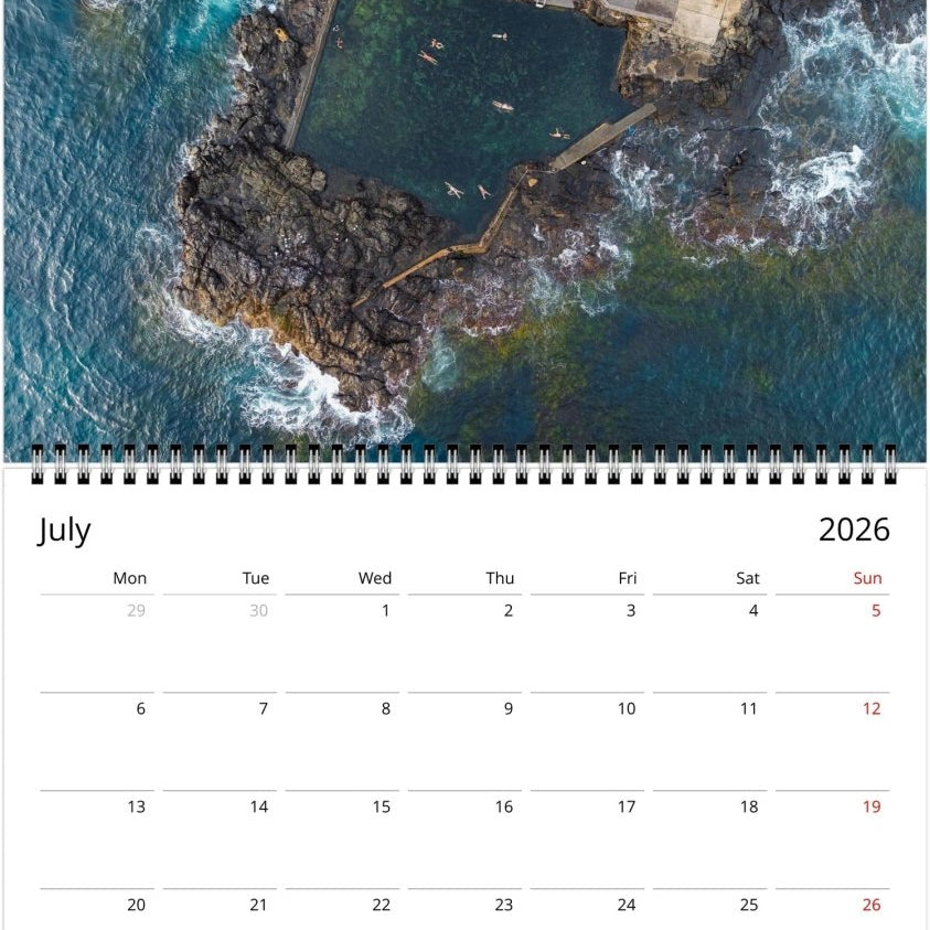 Kiama 2026 Calendar - Belinda Doyle - Australian Photographer & Resin Artist