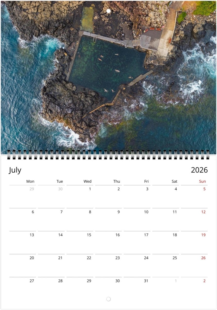 Kiama 2026 Calendar - Belinda Doyle - Australian Photographer & Resin Artist