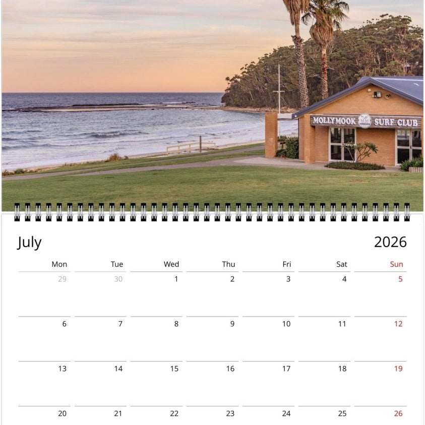South Coast 2026 Calendar - Belinda Doyle - Australian Photographer & Resin Artist