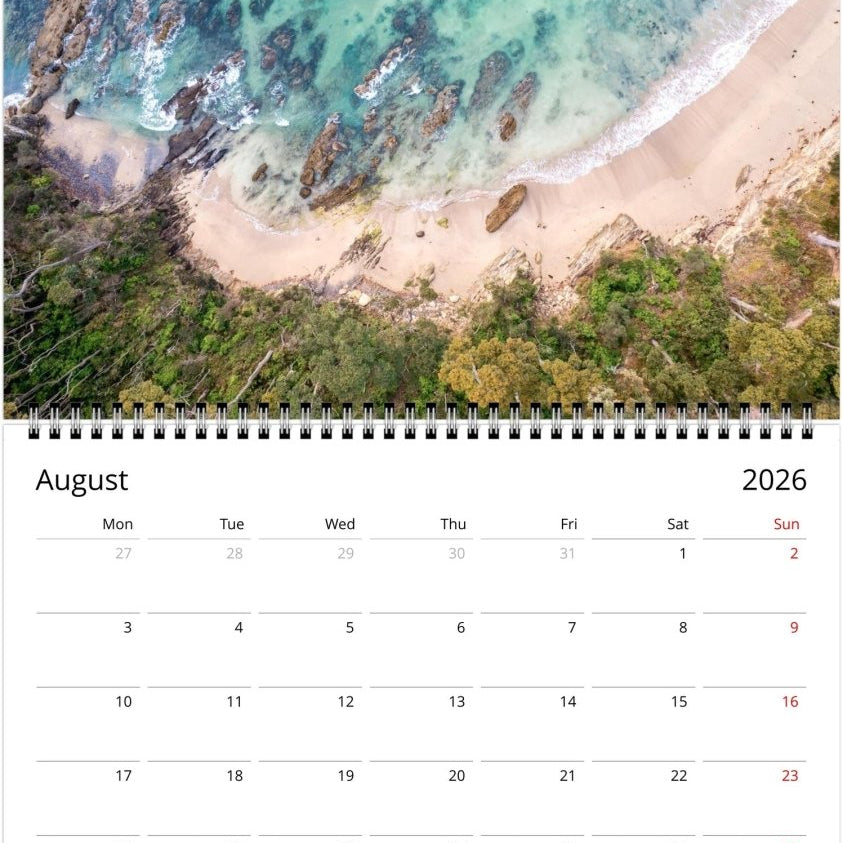 South Coast 2026 Calendar - Belinda Doyle - Australian Photographer & Resin Artist