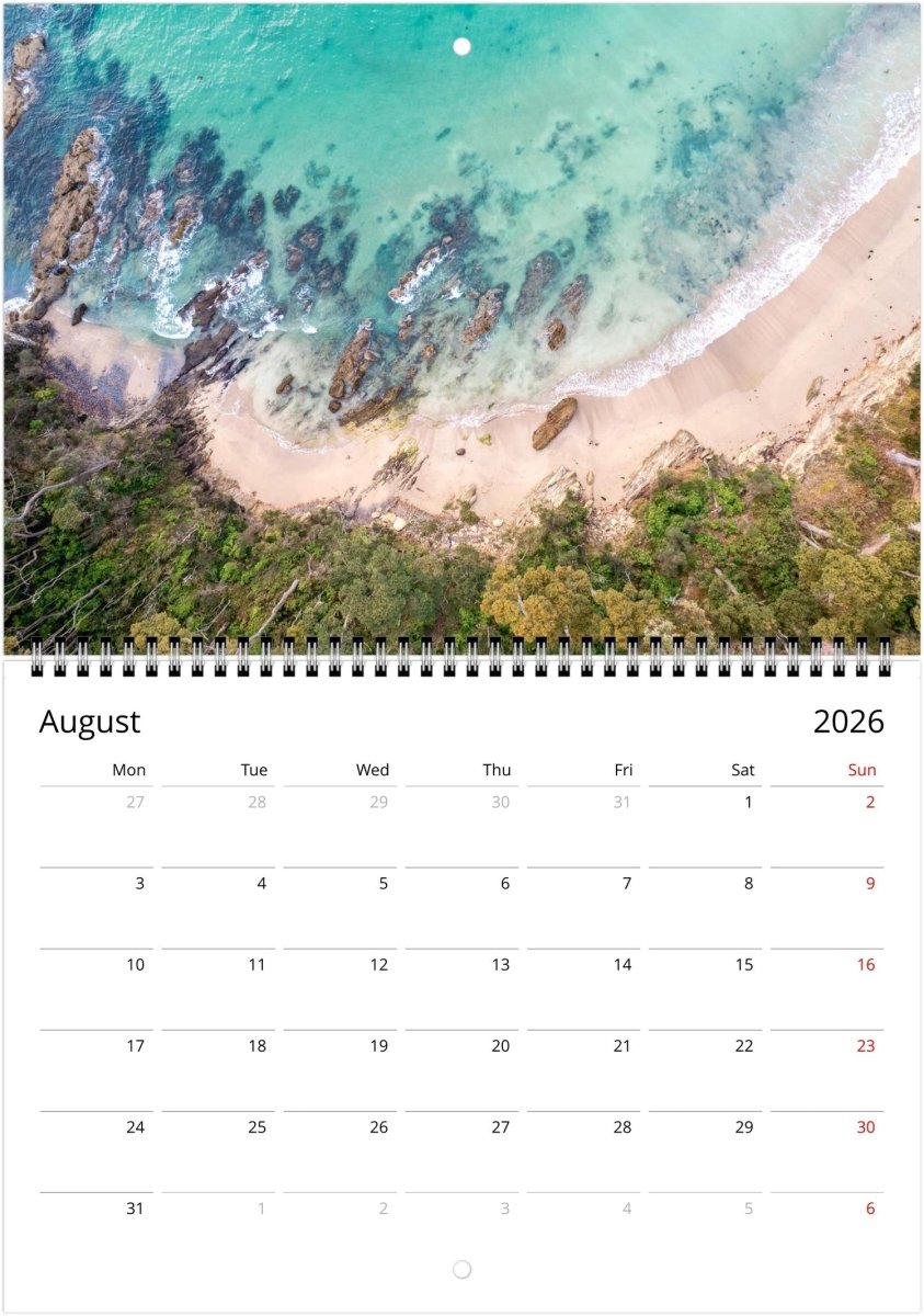 South Coast 2026 Calendar - Belinda Doyle - Australian Photographer & Resin Artist