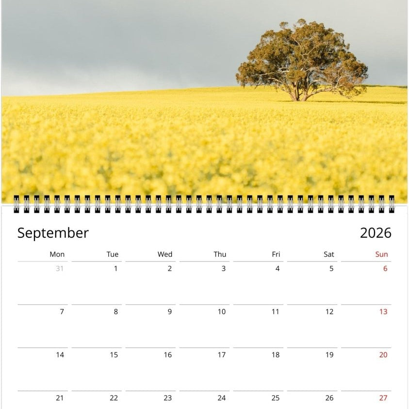 Rural 2026 Calendar - Belinda Doyle - Australian Photographer & Resin Artist