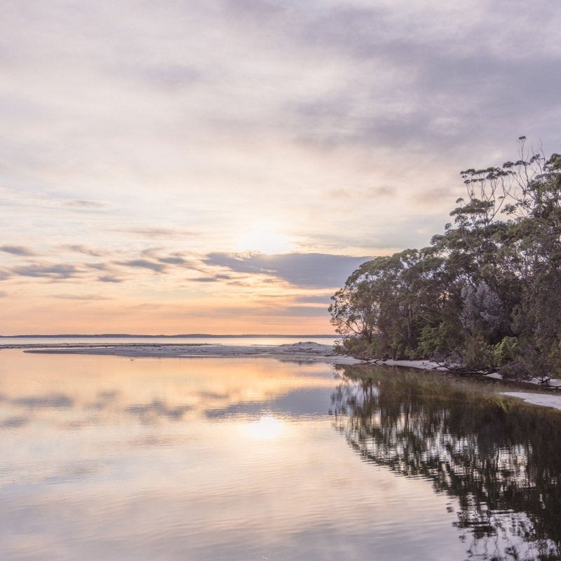Huskisson "Moona Reflections" Acrylic Block - Belinda Doyle - Australian Photographer & Resin Artist
