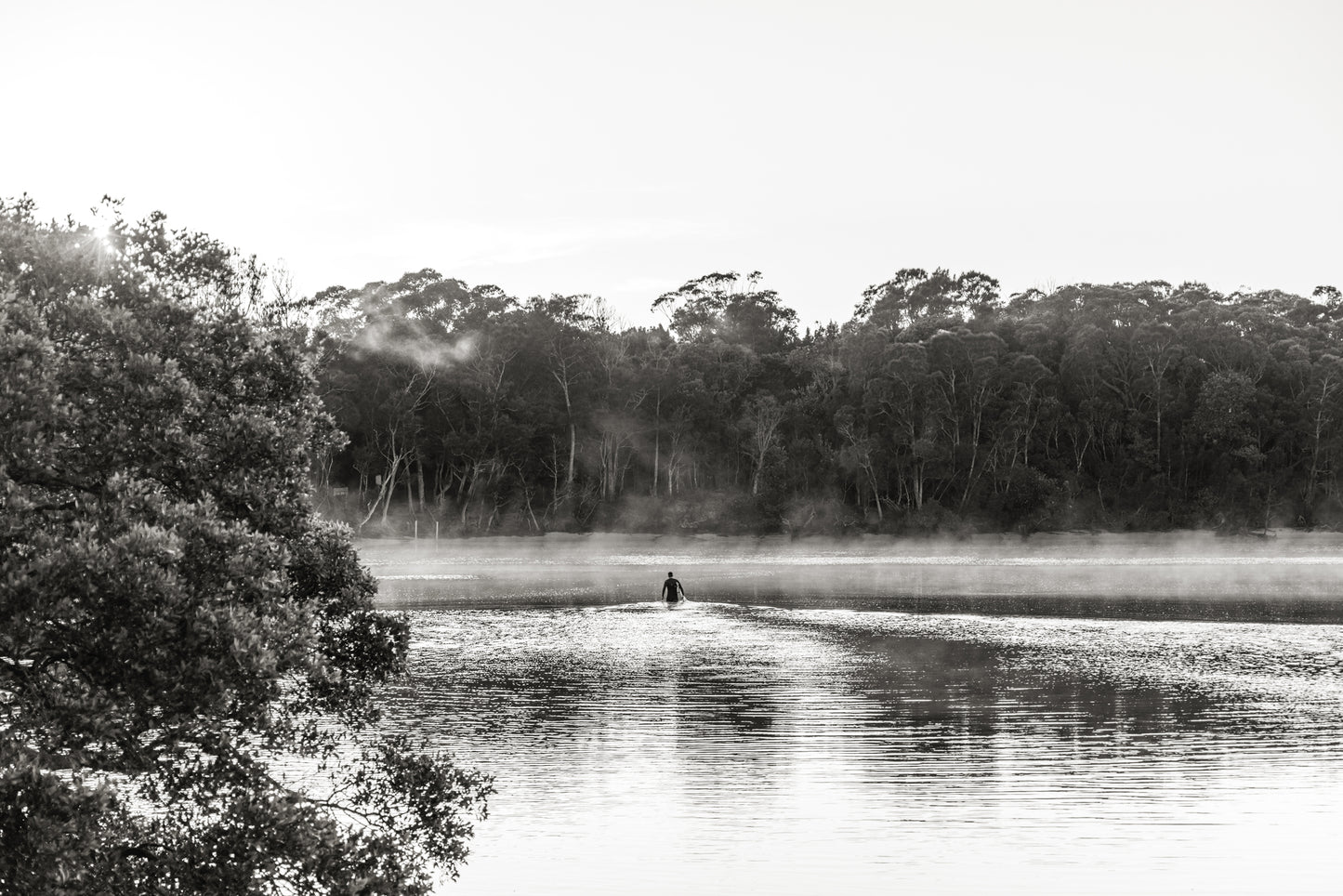 "Mystics River Crossing" BW Photography Print