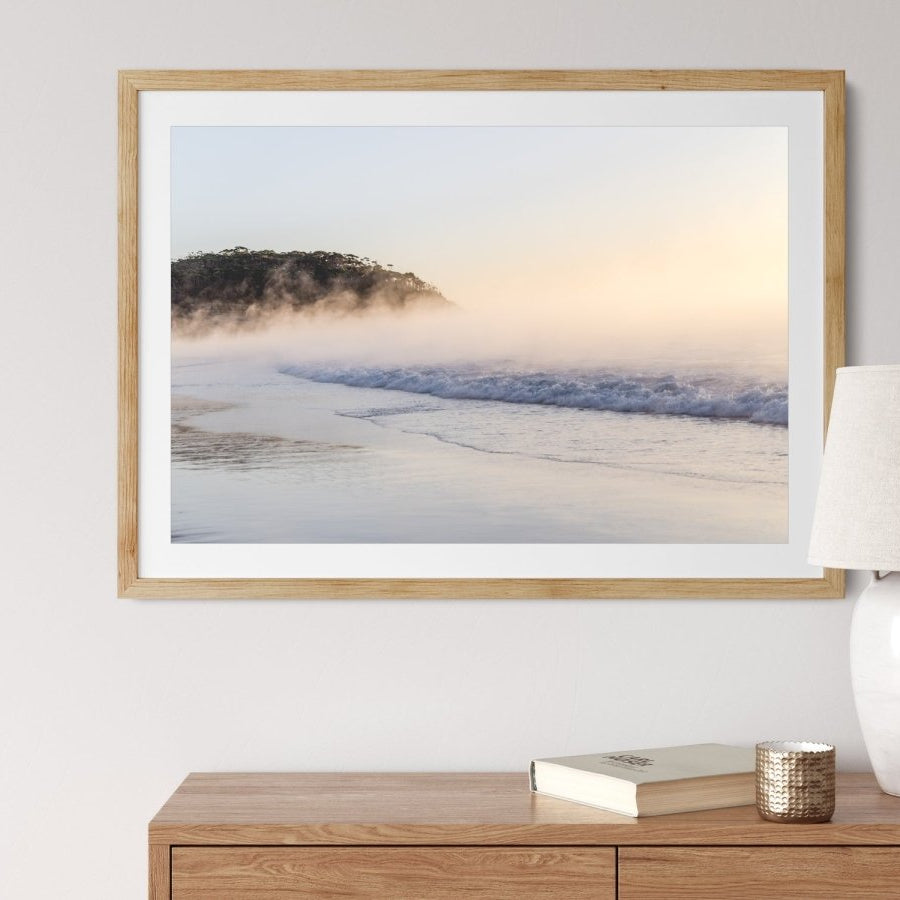 "Narrawallee Sea Smoke" Photography Print - Belinda Doyle - Australian Photographer & Resin Artist