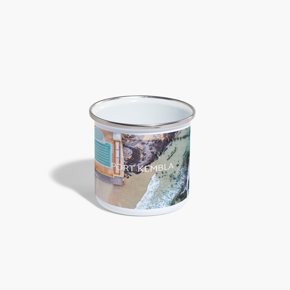 Port Kembla Enamel Camping Mug - Belinda Doyle - Australian Photographer & Resin Artist
