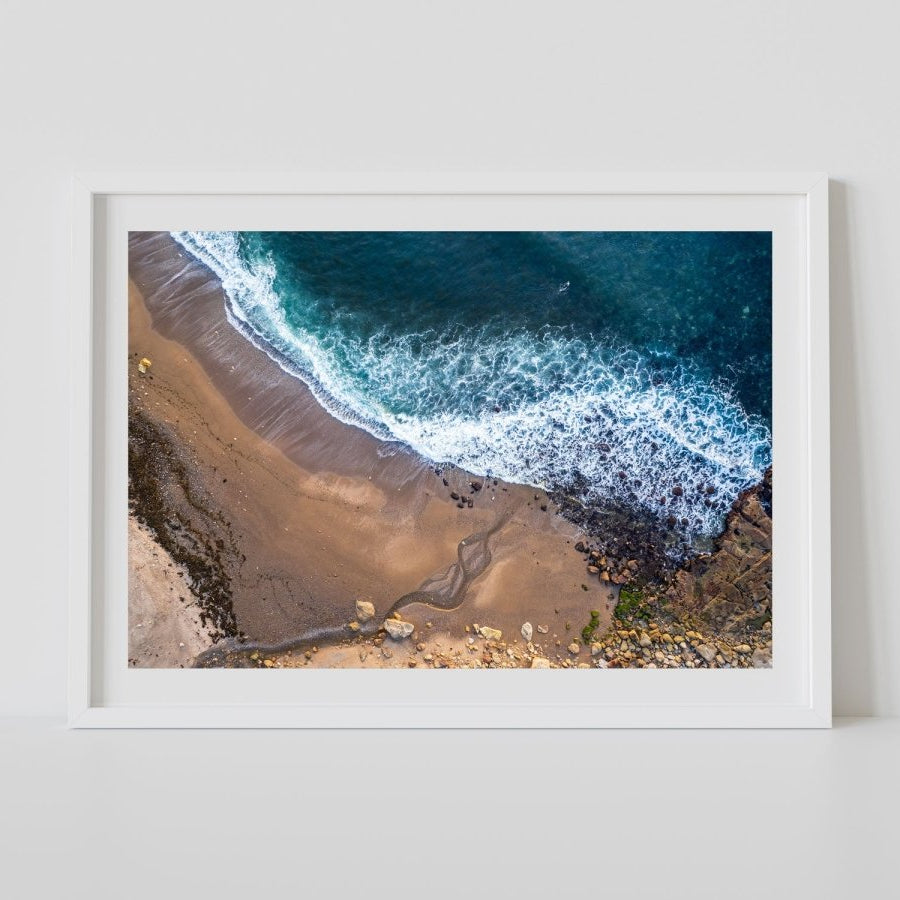 "Rock and Tide" Photography Print - Belinda Doyle - Australian Photographer & Resin Artist