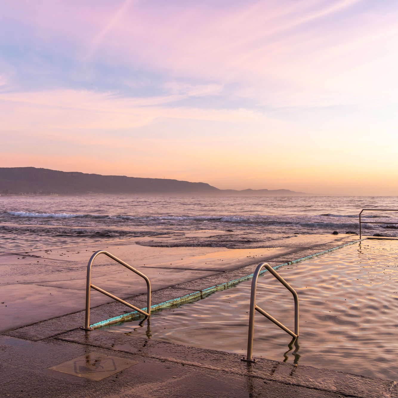 "Sunrise Steps at Bellambi" Photography Print - Belinda Doyle - Australian Photographer & Resin Artist