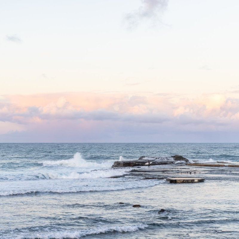 Gerringong "Sunset Journey" Acrylic Block - Belinda Doyle - Australian Photographer & Resin Artist