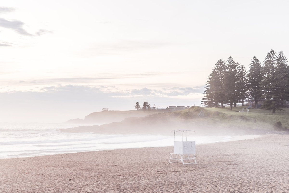 Kiama "Surf Beach Salt Haze" Acrylic Block