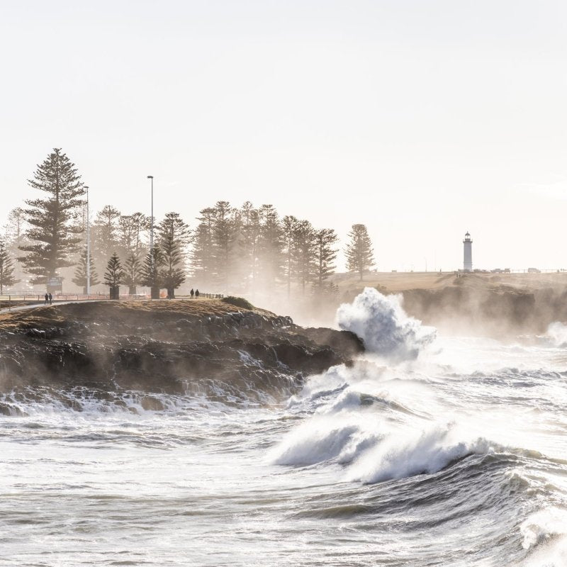 Kiama "Surf Beach Surge" Acrylic Block - Belinda Doyle - Australian Photographer & Resin Artist