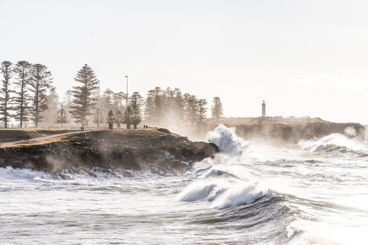 Kiama "Surf Beach Surge" Acrylic Block - Belinda Doyle - Australian Photographer & Resin Artist