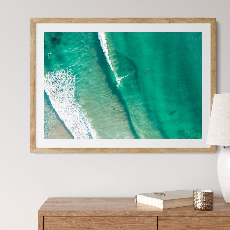 "Surfing the Bait Ball" Photography Print - Belinda Doyle - Australian Photographer & Resin Artist