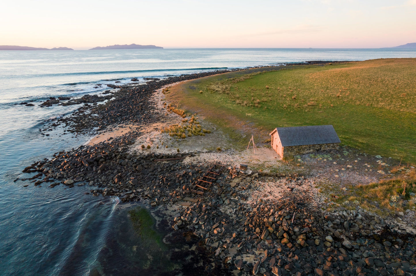 Tasmania "Swansea Glow" Acrylic Block