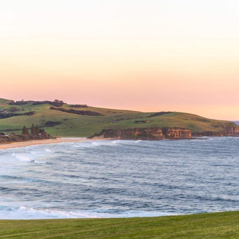 Gerringong "Tasman Drive Sunrise" Acrylic Block - Belinda Doyle - Australian Photographer & Resin Artist
