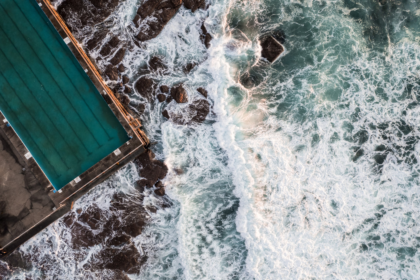 "Teal Surge" Photography Print